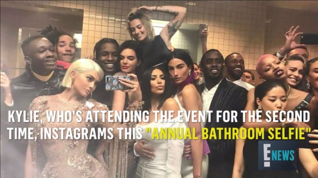 Kylie Jenner Posts Epic Bathroom Selfie at 2017 Met Gala