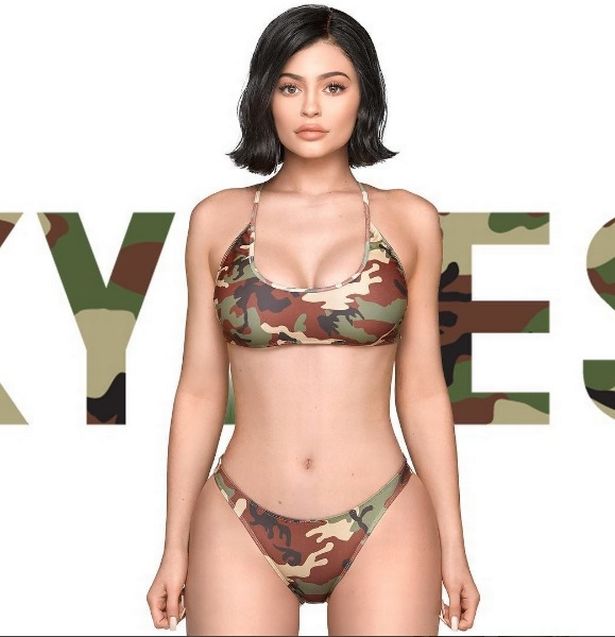 Kylie Jenner flaunts curves in camouflage Bikini – but fans think there’s “something off” with the photo