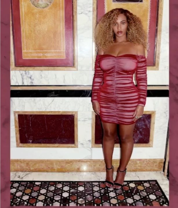 Beyonce flaunts major cleavage in new sexy snaps as she poses up a storm two months after welcoming twins