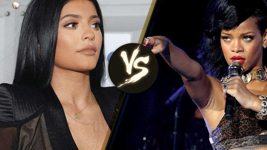 Kylie UNFOLLOWS Rihanna on Instagram after their fans start a messy MAKE UP WAR!