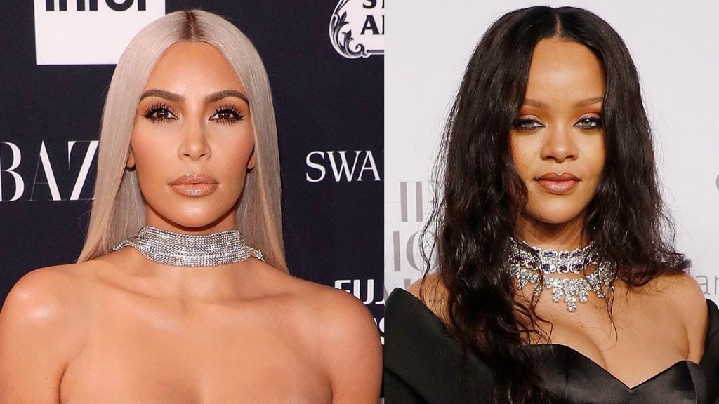 Twitter CALLS OUT Kim Kardashian For Copying Rihanna’s Fur Slides