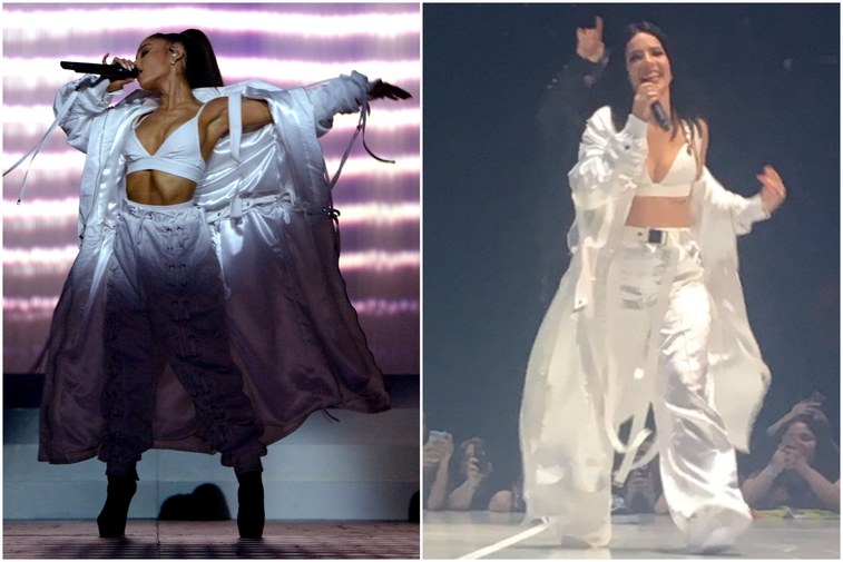 Did Halsey COPY Ariana Grande’s Concert Style?!