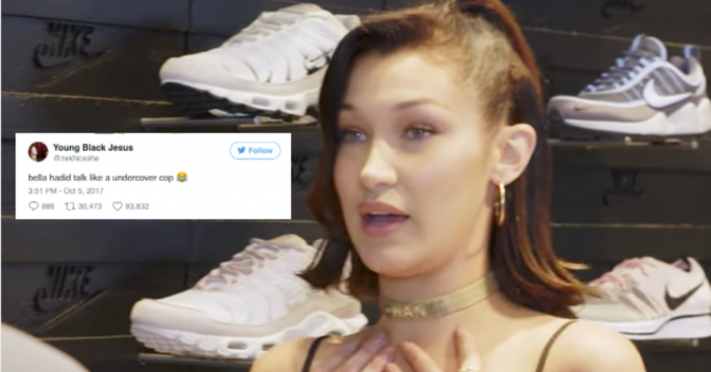 Twitter ROASTS Bella Hadid for Saying “Dope” in Cringey Sneaker Interview