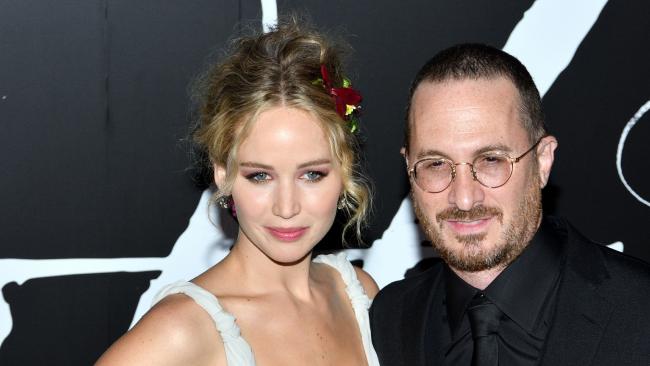 Jennifer Lawrence and Darren Aronofsky Split