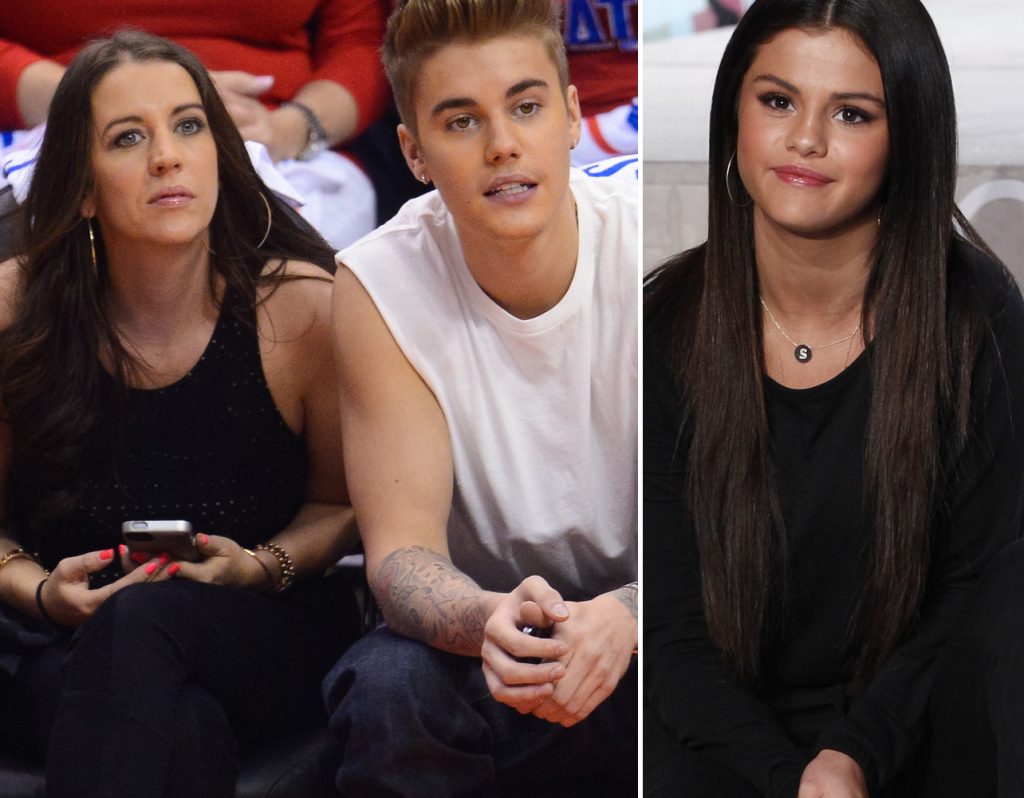 Selena Gomez Reacts to Justin Bieber Mom talking Jelena