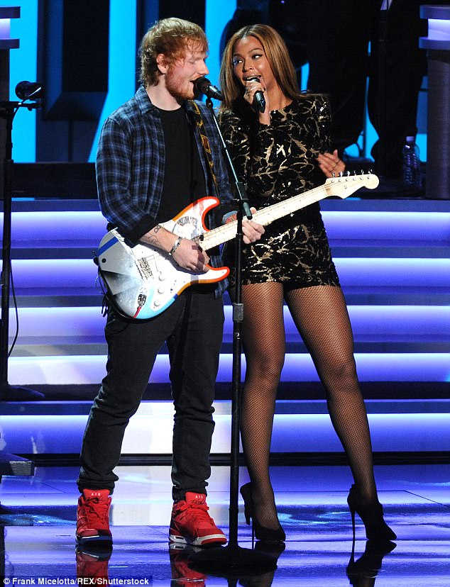 ‘My head became so big!’ Ed Sheeran reveals his pride in discovering Beyonce was a huge fan after watching him perform on TV show