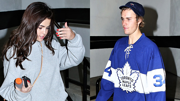 Justin Bieber & Selena Gomez REUNITE At Hockey Game Amid Split Rumors