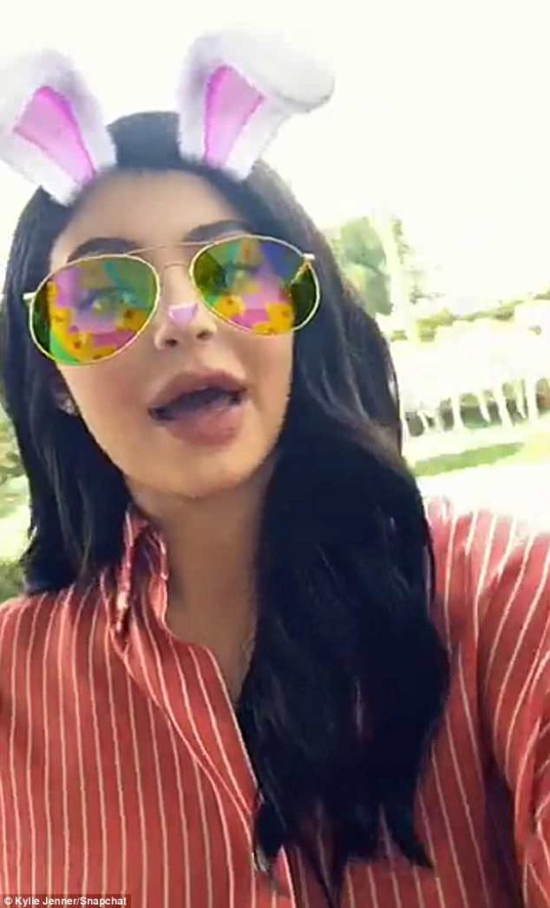 Kylie shows Stormi & Travis Scott looking precious on Easter