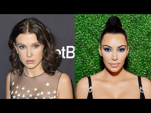 Millie Bobby Brown FINALLY met Kim Kardashian & Lost ALL Chill