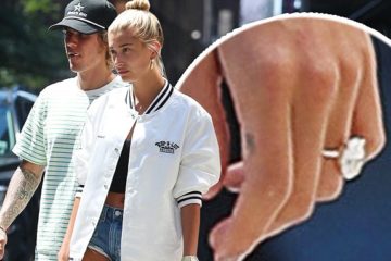 Hailey Baldwin flaunts Engagement Ring with Justin Bieber in New York