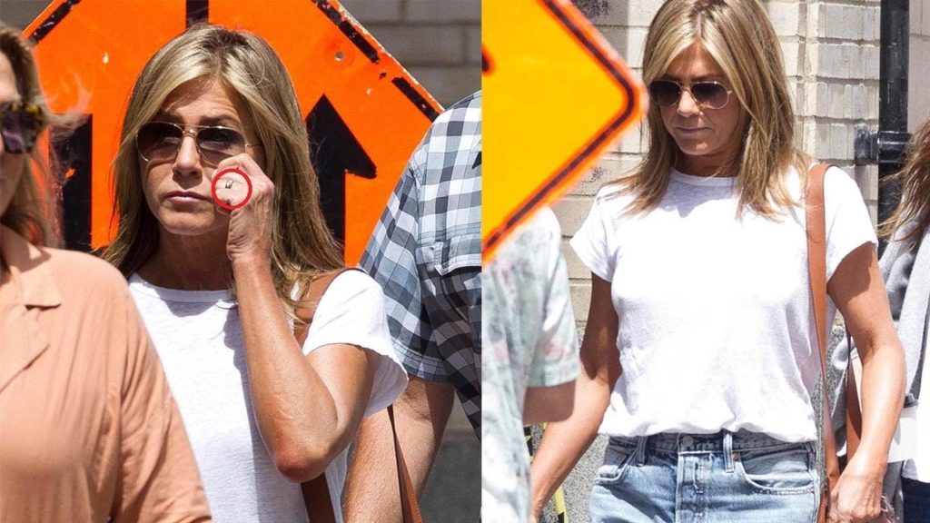 Jennifer Aniston spotted wearing Engagement Ring