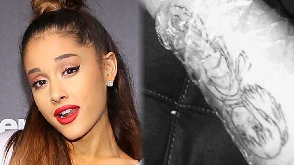 Fans unhappy with Ariana Grande for massive Tattoo on Her Arm