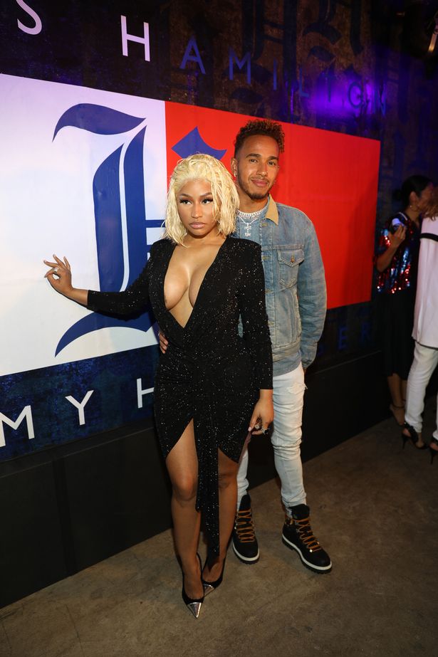 Nicki Minaj and Lewis Hamilton fuel relationship rumours with Instagram flirting after attending NYFW event together