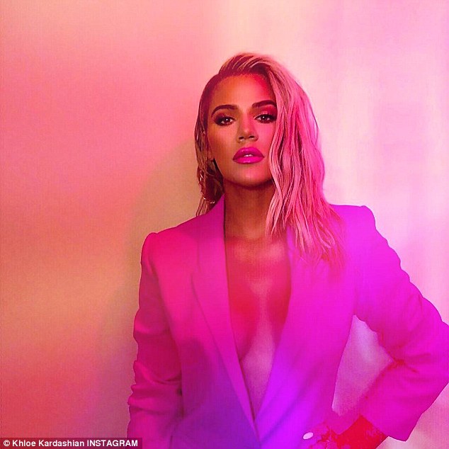 Pink lady Khloe Kardashian slays in a color themed Photoshoot