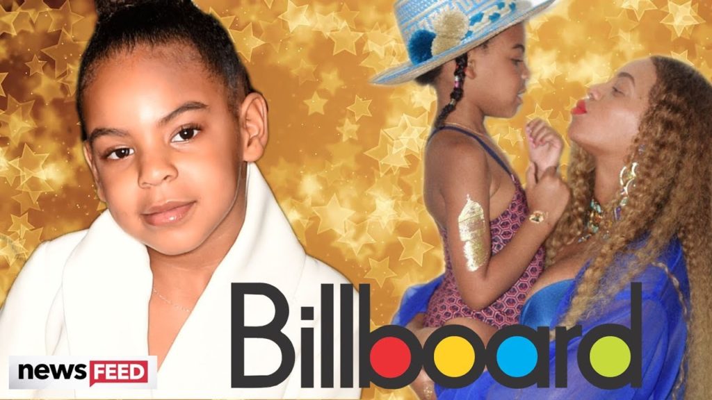 Beyonce’s daughter, Blue Ivy, makes Debut on Billboard Hot 100 Chart!